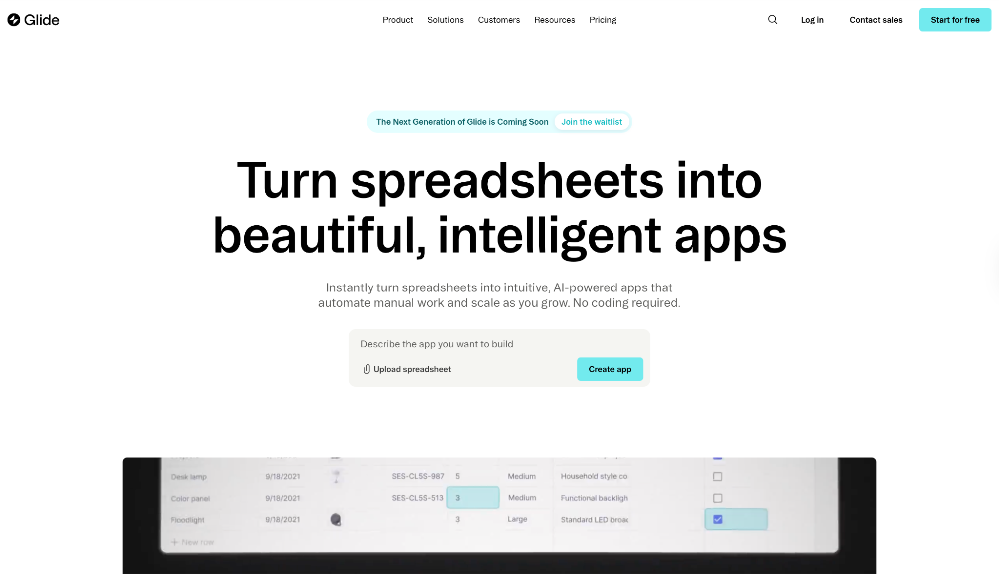 custom business software tool glide