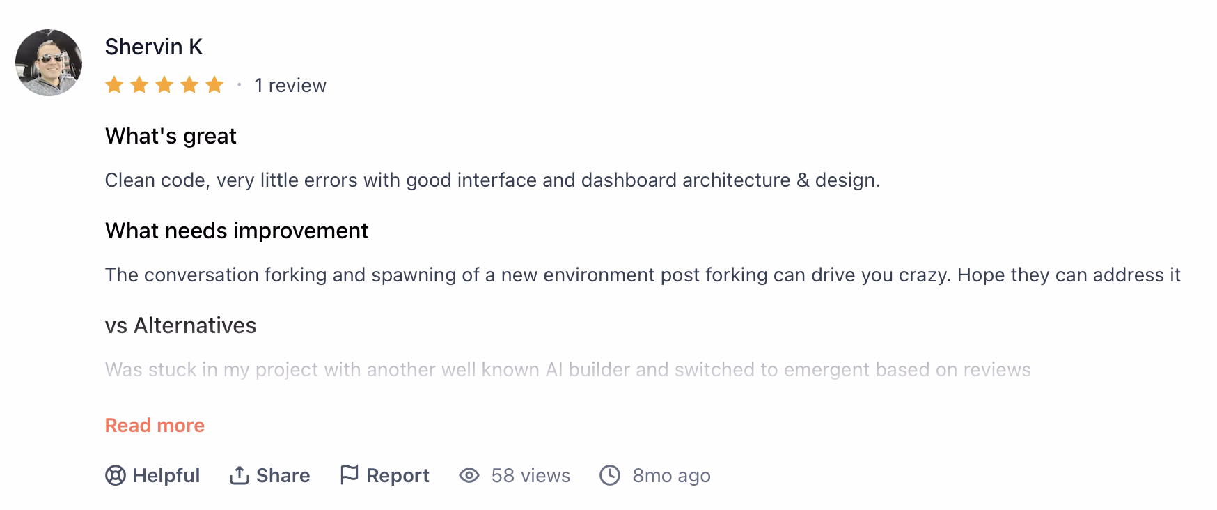 emergent product hunt review pros 2