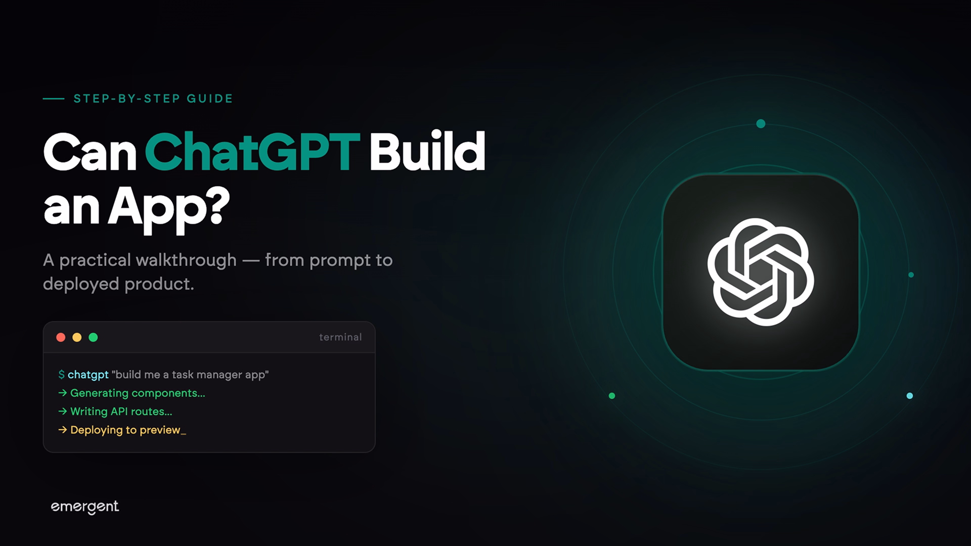 can chatgpt build an app