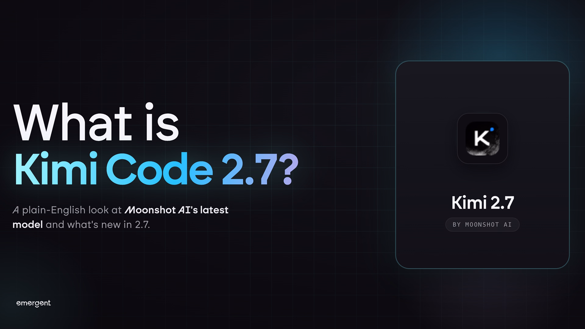 what is kimi 2.7 code