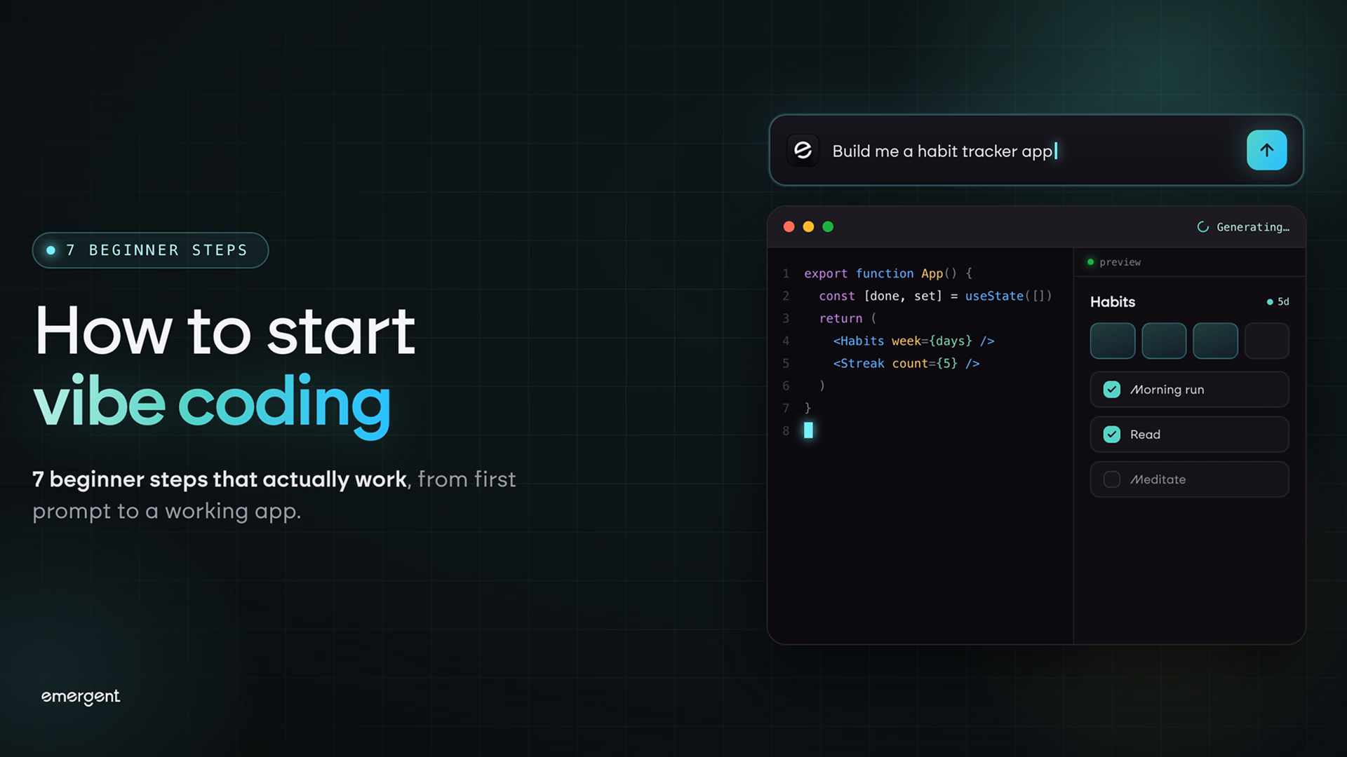 how to start vibe coding