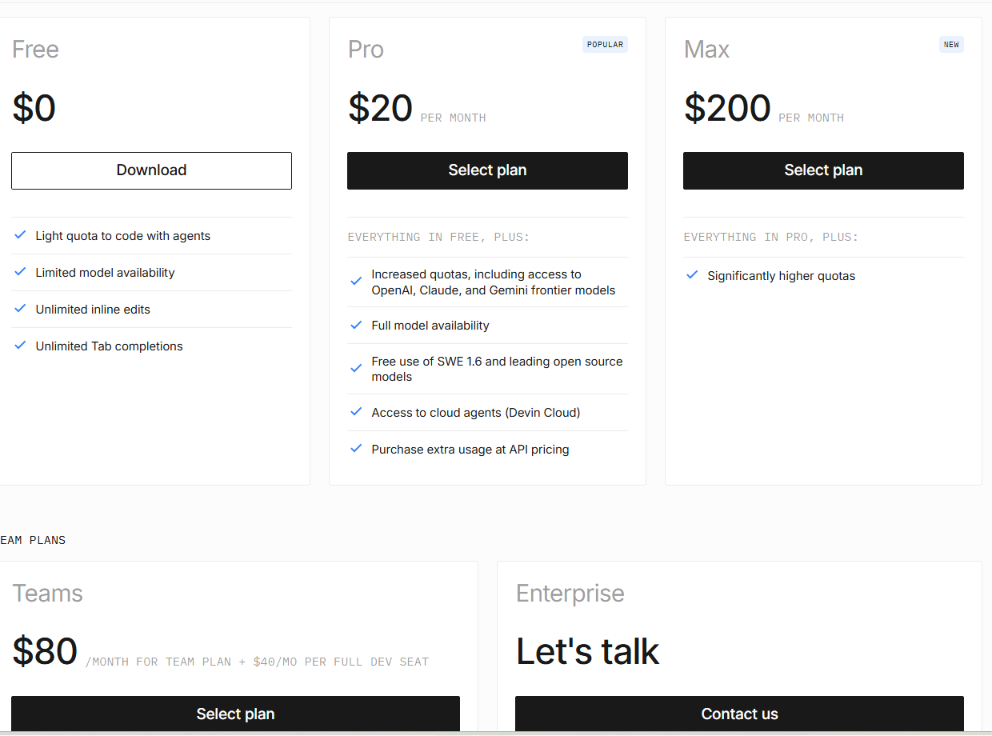 devin desktop pricing