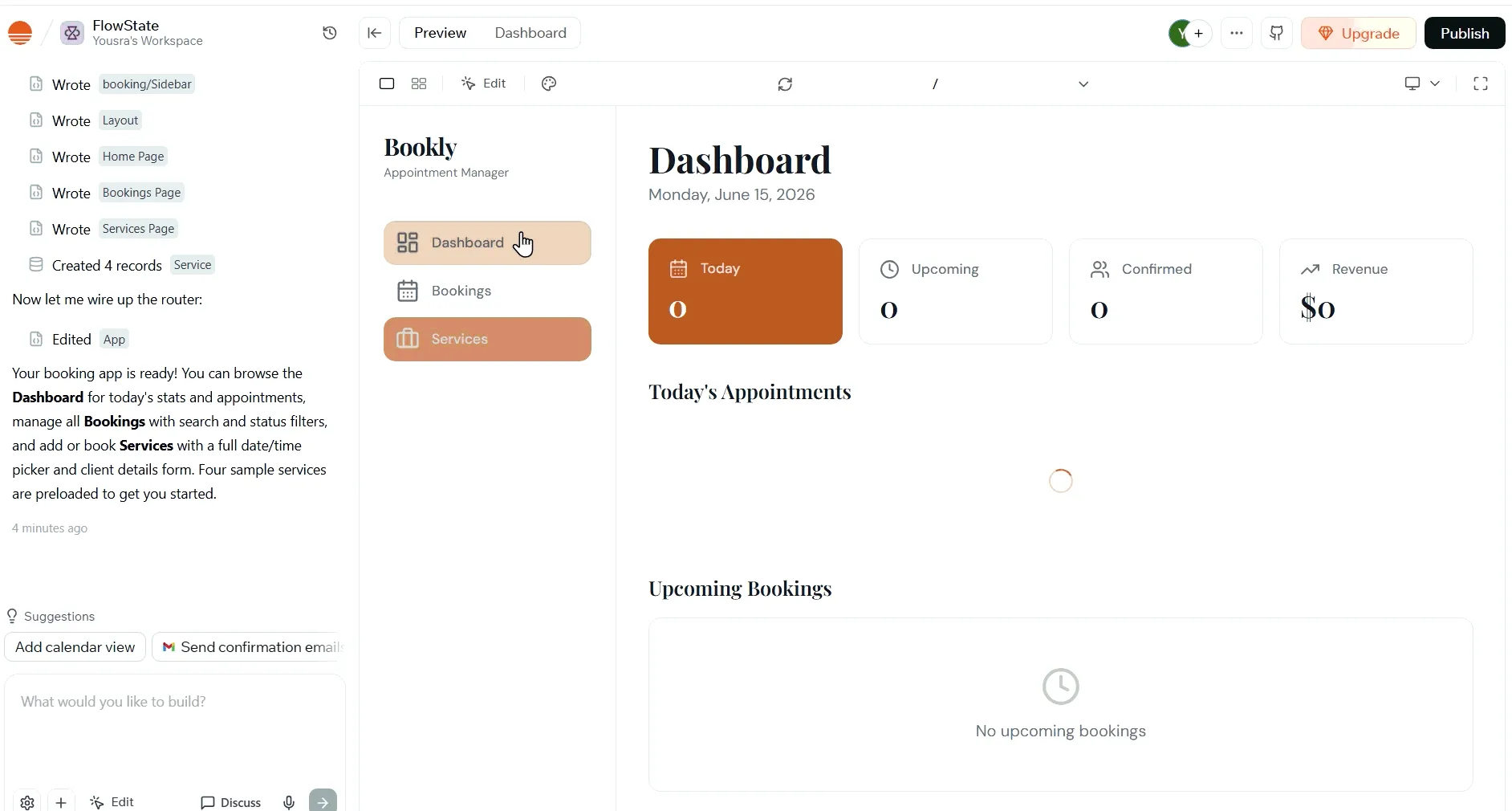 base44 booking app