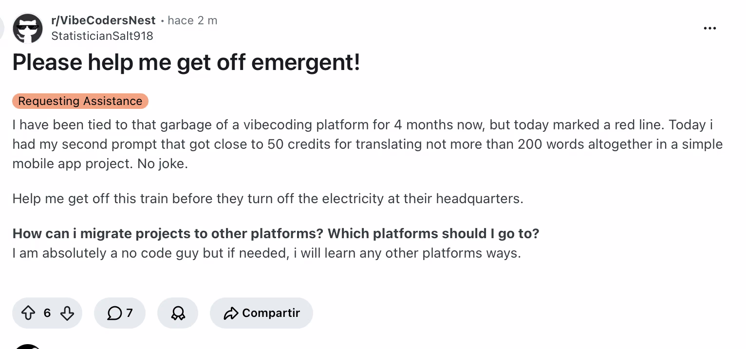 emergent cons