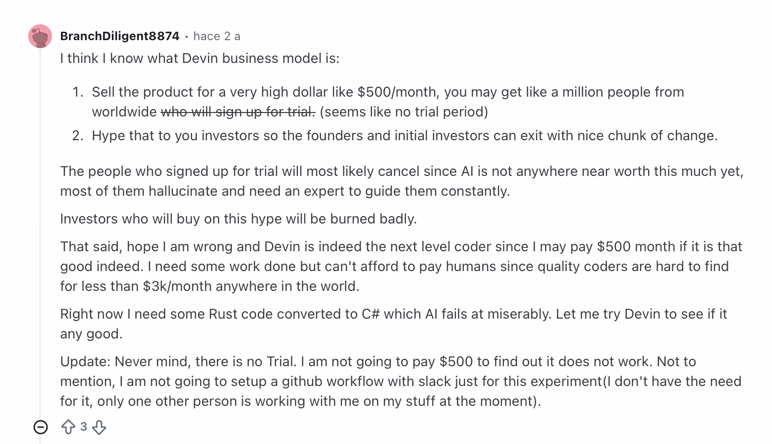 devin user review