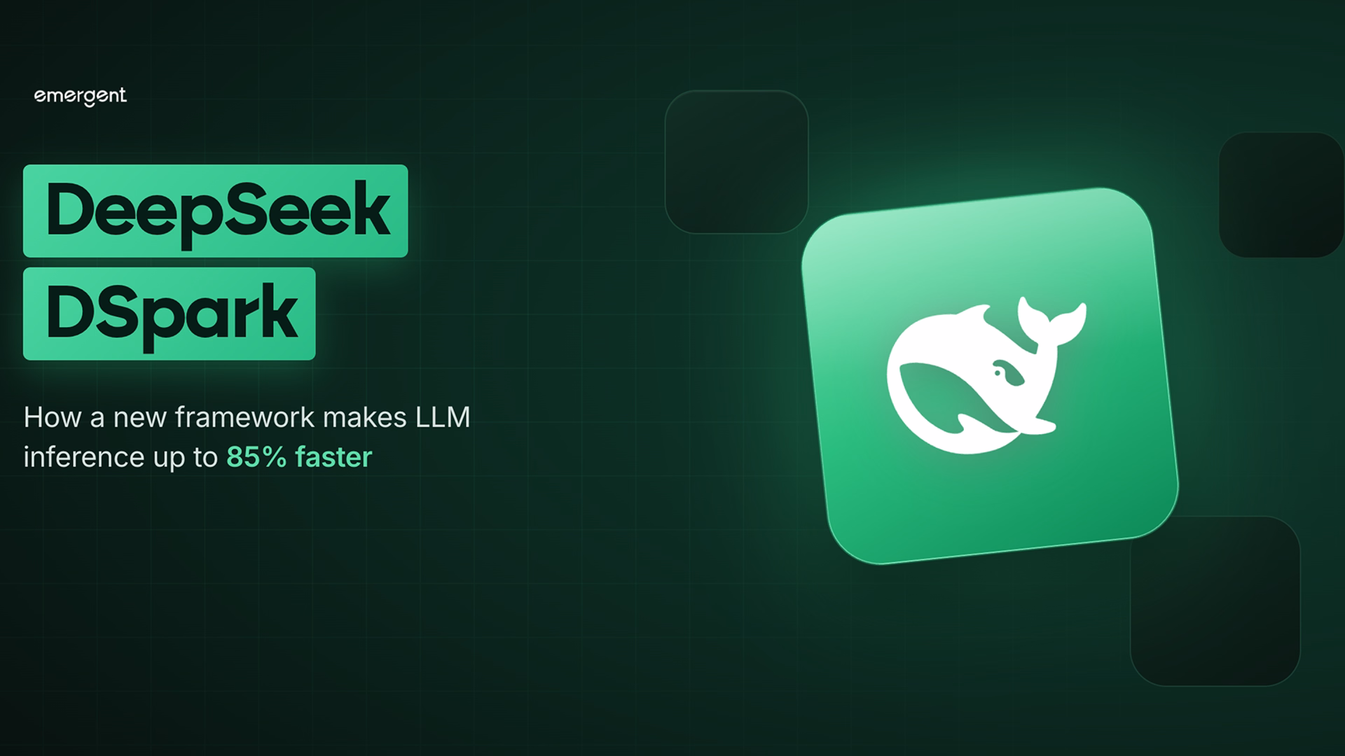 deepseek dspark faster llm interface