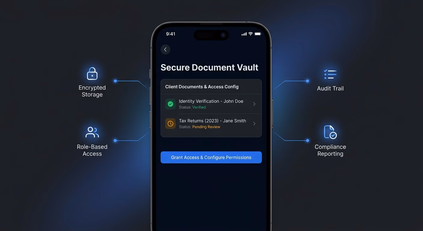 Documents Behind A Proper Door