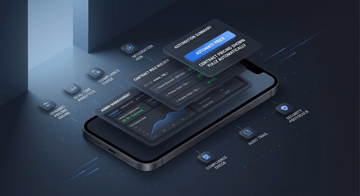 Contract Pricing Shown Fully Automatically