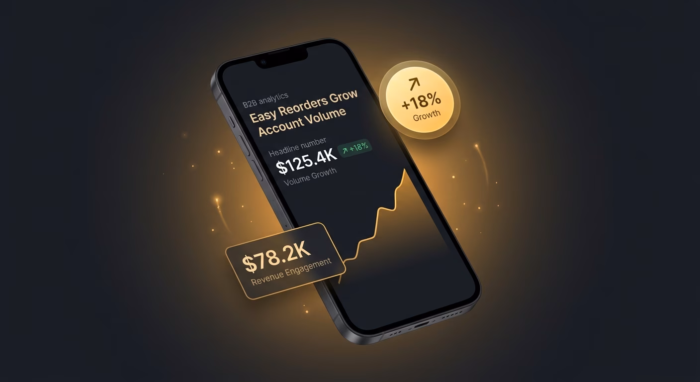Easy Reorders Grow Account Volume