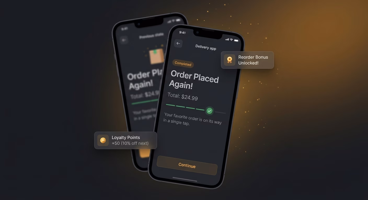 A Repeat Order In A Single Tap