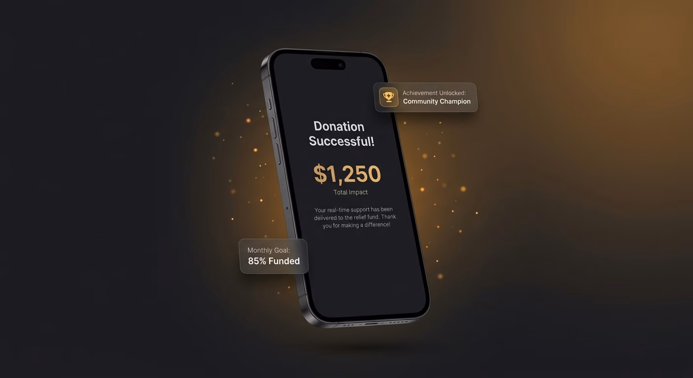 A Donation Given In The Moment It Matters