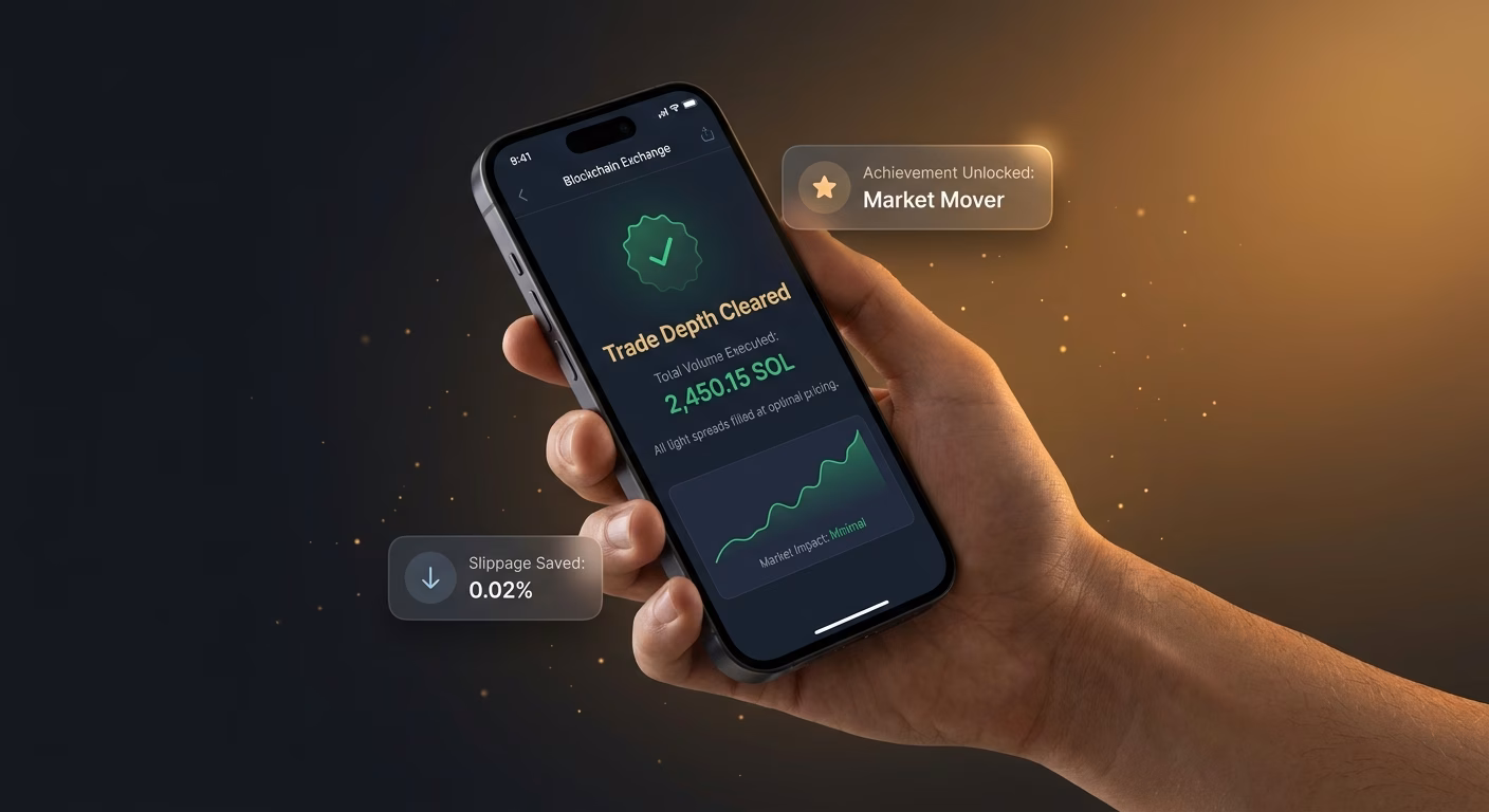 Depth That Lets Trades Clear Tight