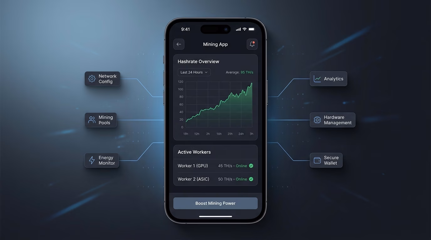 Hashrate Tracked Over Time