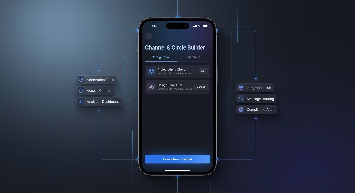 Channels That Keep Circles Together