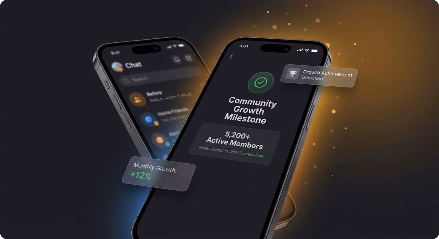 A Community That Grows On Invite