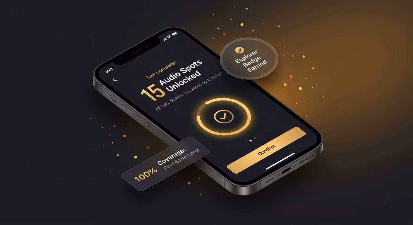 Audio That Unlocks Each Spot As You Arrive