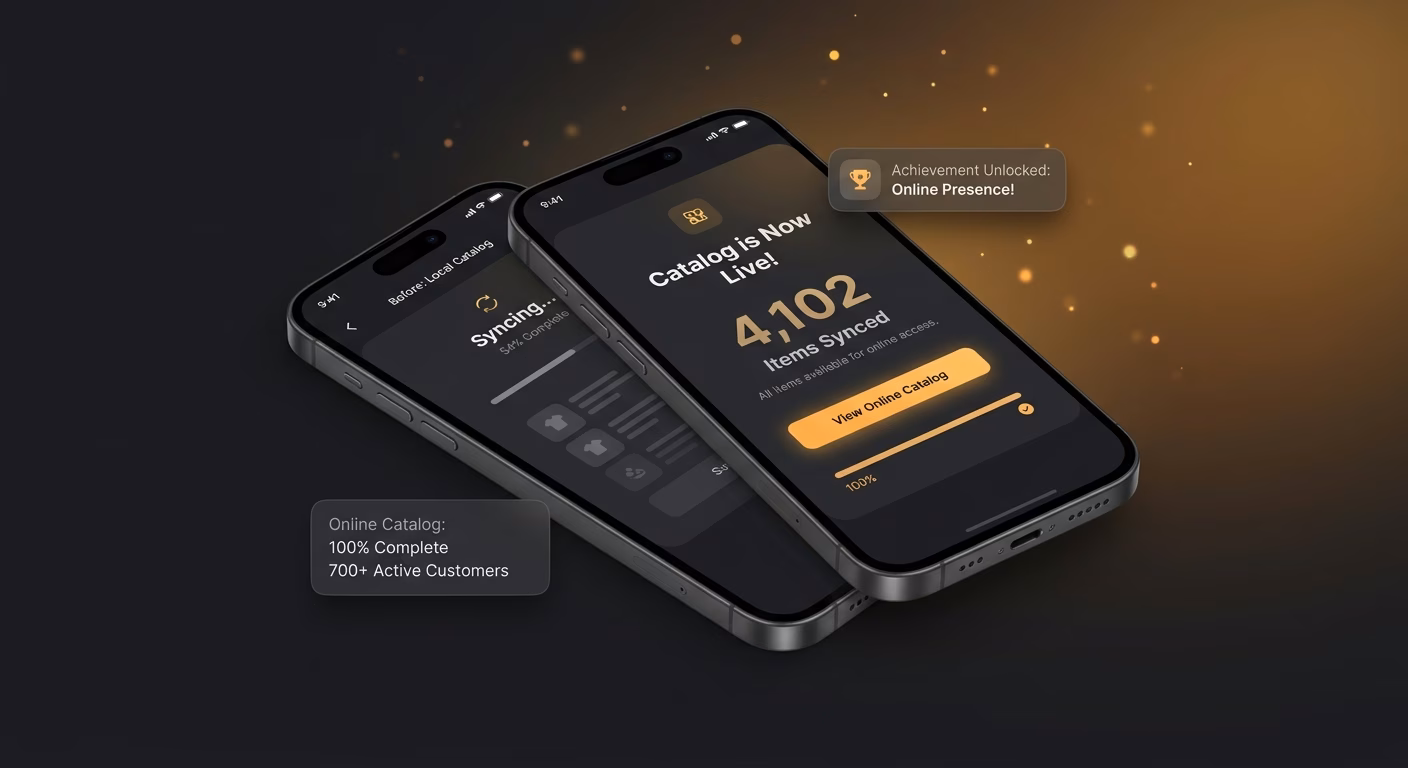 A Catalog Online In One Tap