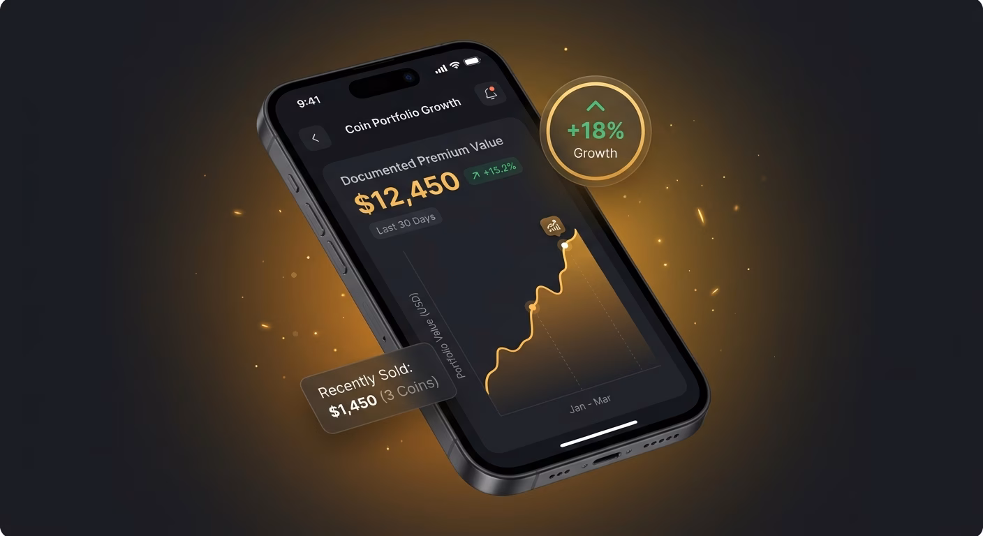 Documented Coins Command Stronger Premiums