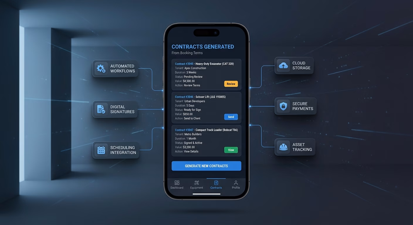 Contracts Generated From Booking Terms