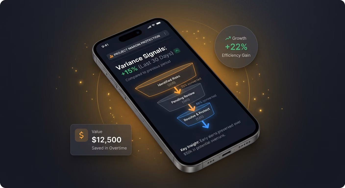 Variance Signals Protect The Project Margin