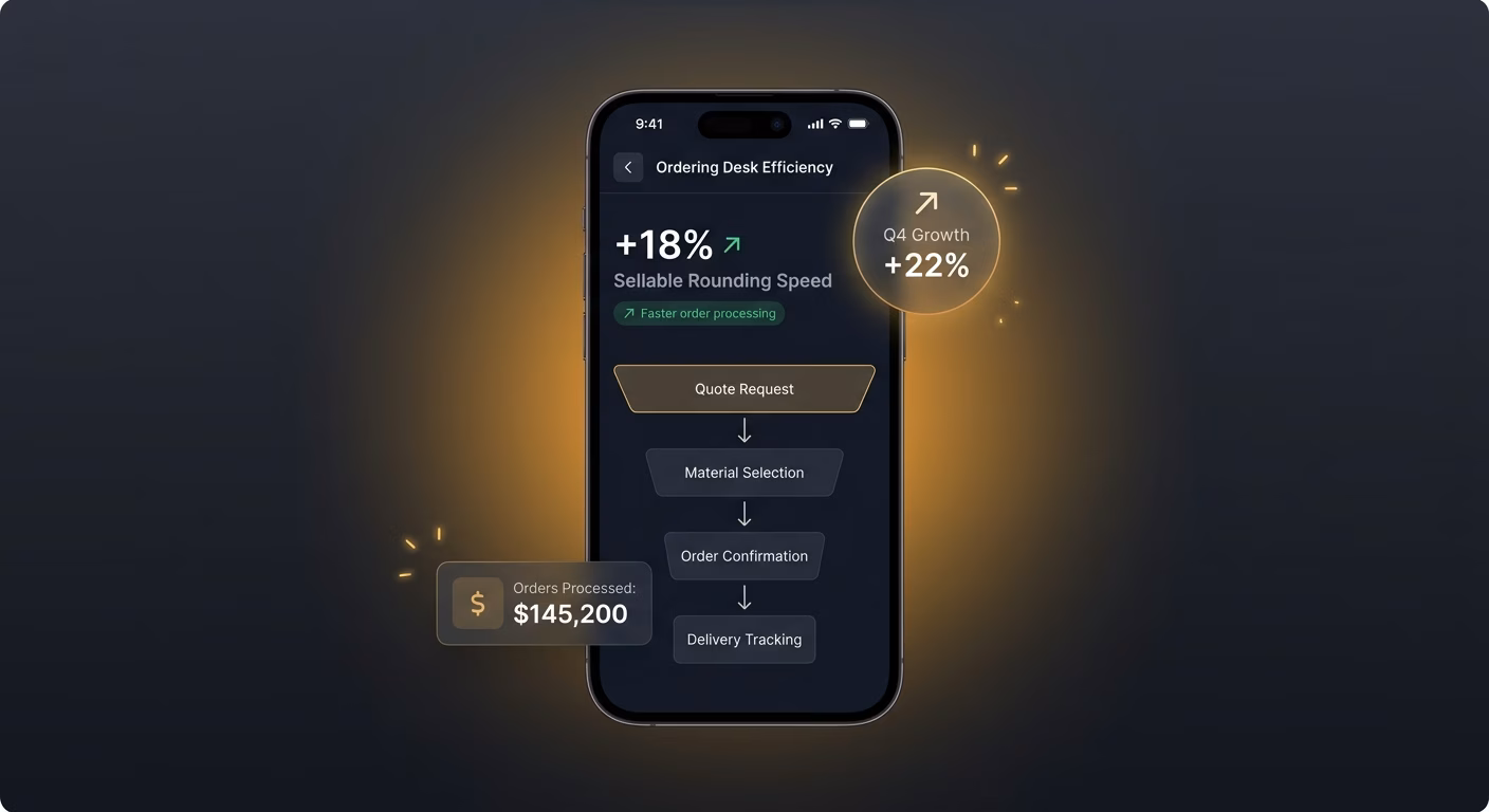 Sellable Rounding Speeds The Ordering Desk