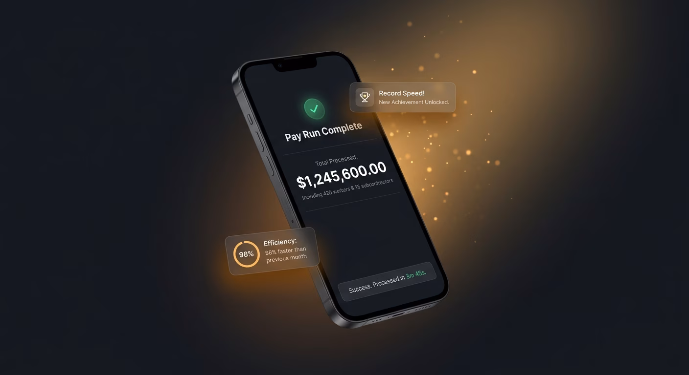 A Pay Run Finished In Minutes