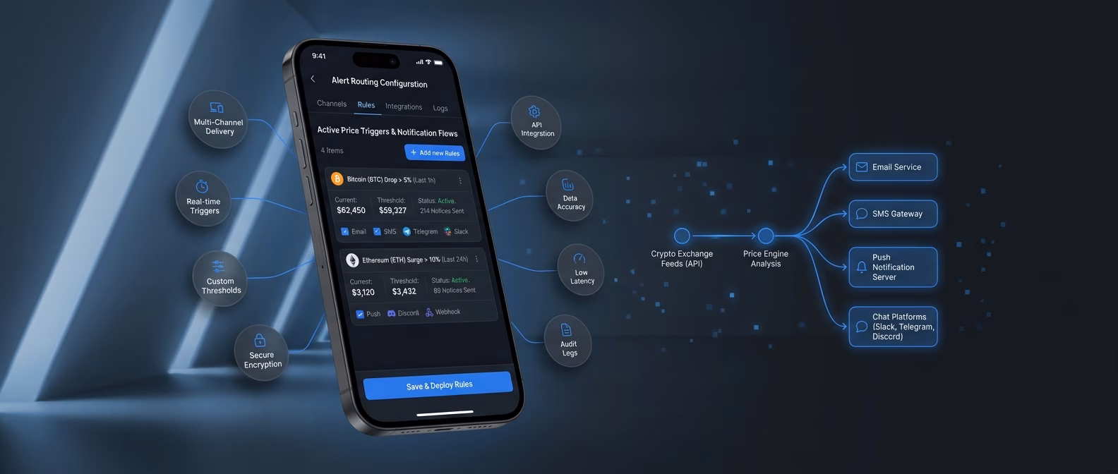 Notices Routed To Mail, Text, Or Chat