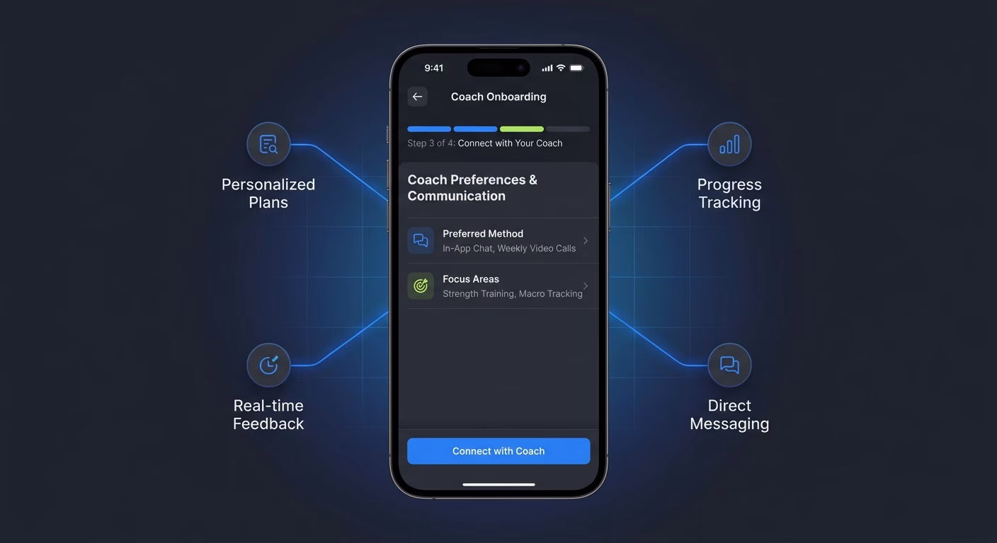 A Coach Reachable Inside The App