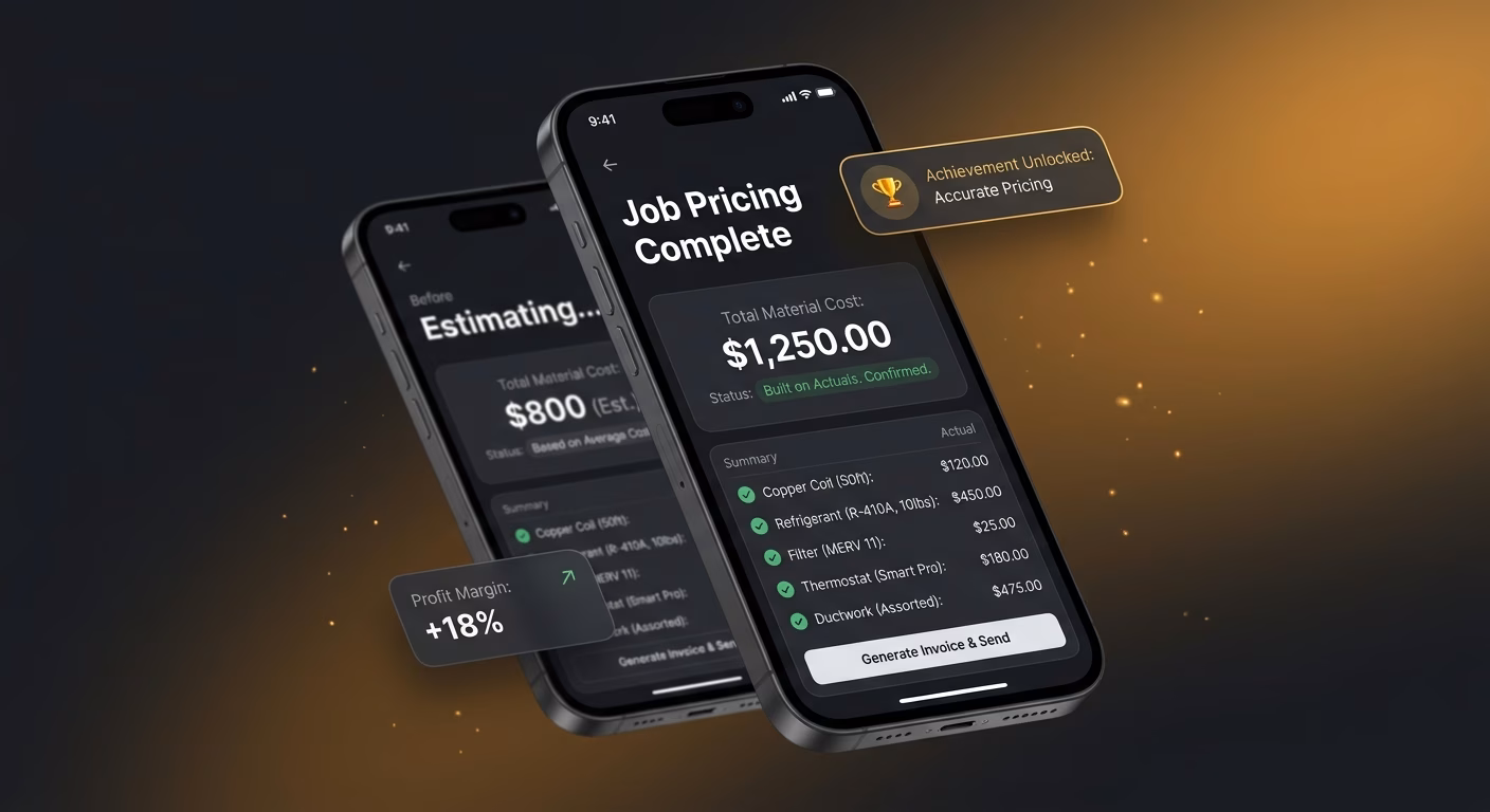 Job Pricing Built On Actual Material