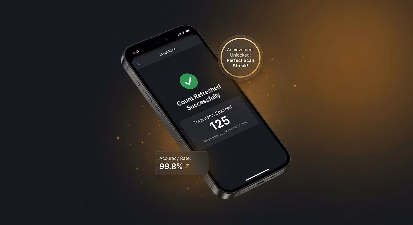 A Count Refreshed With Every Scan
