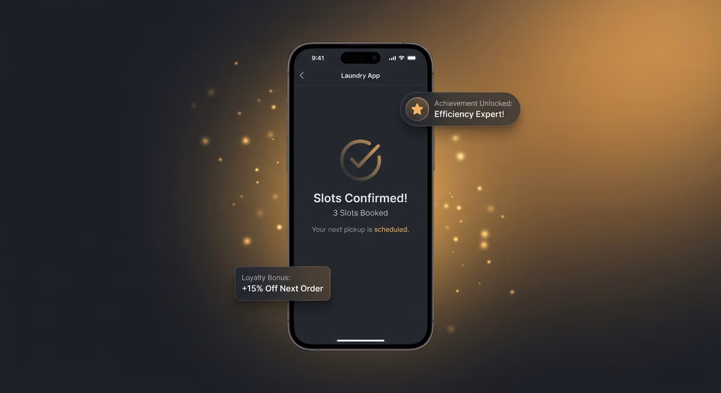 Slots Shown And Confirmable In Three Taps