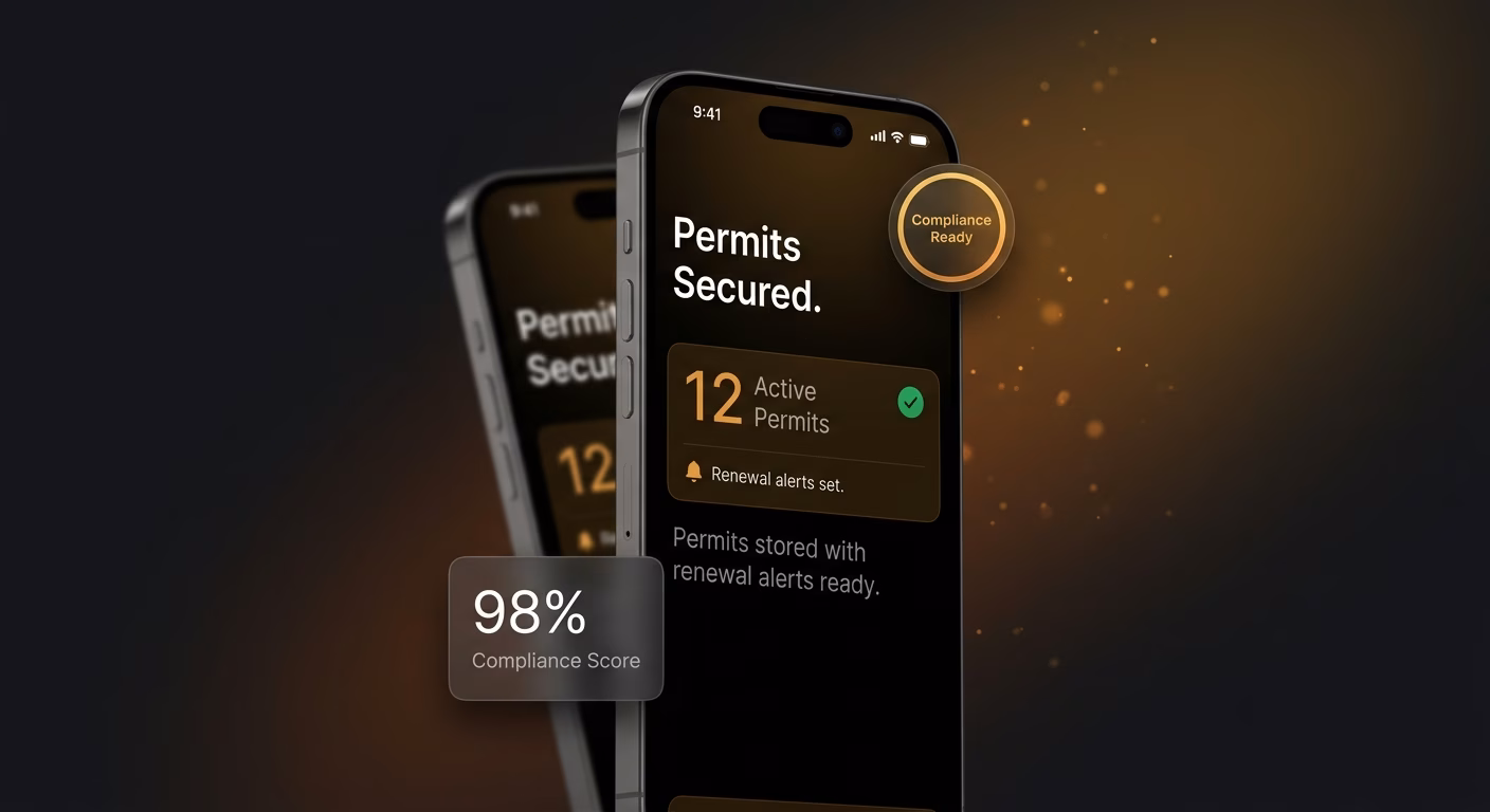 Permits Stored With Renewal Alerts Ready
