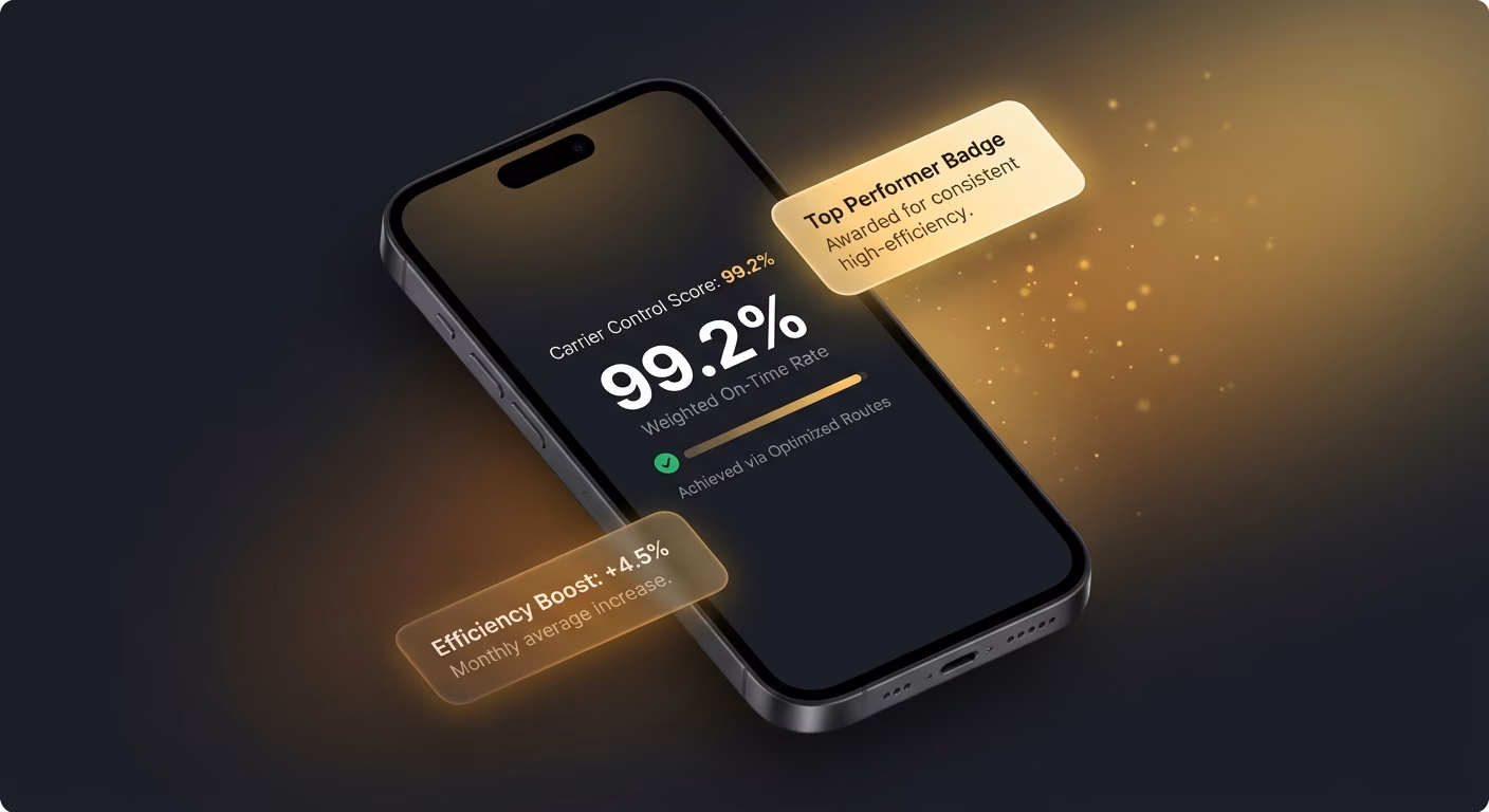 On-time Rates Weighted For What Carriers Control