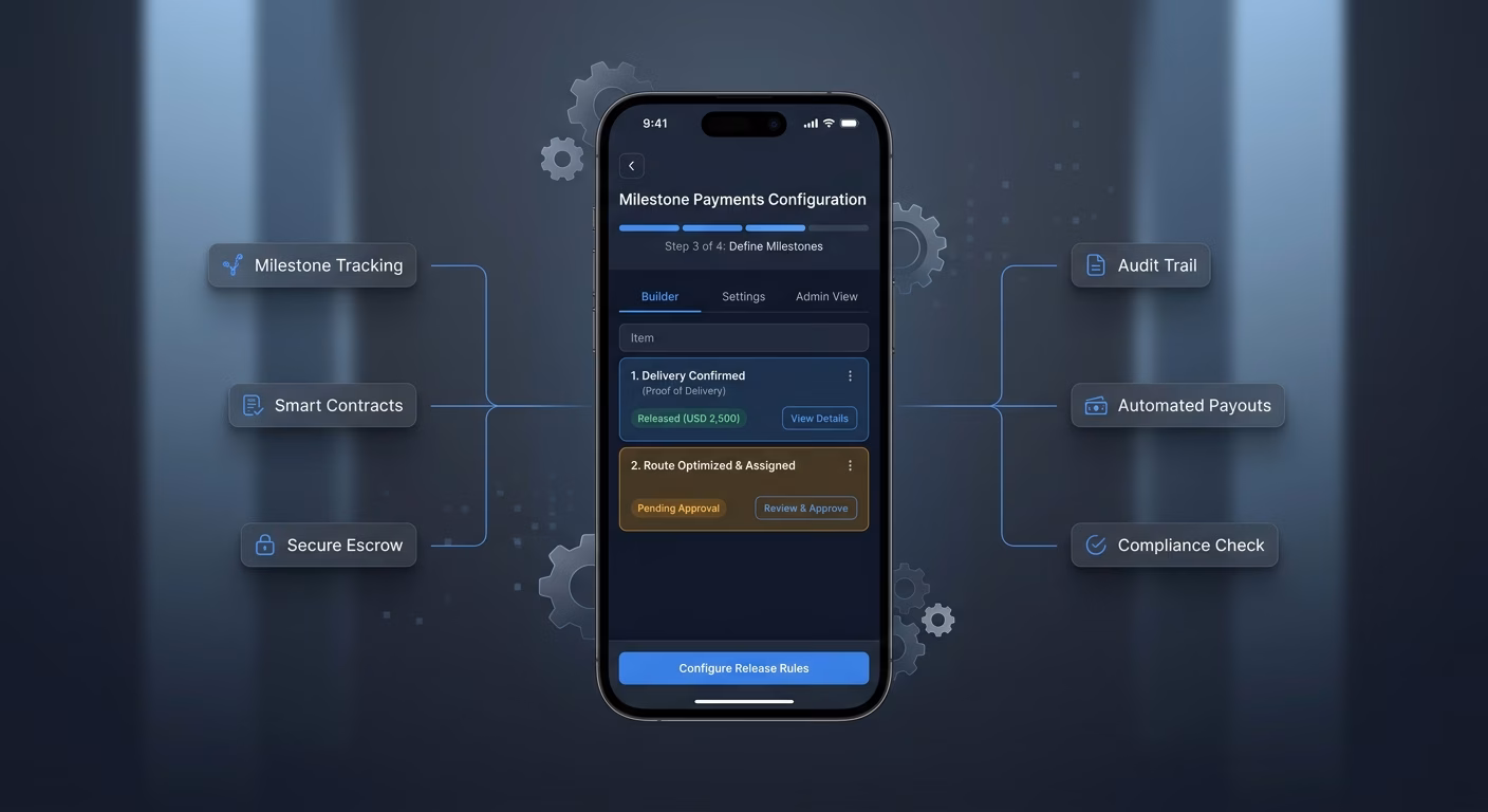 Payments Released Against Real Milestones