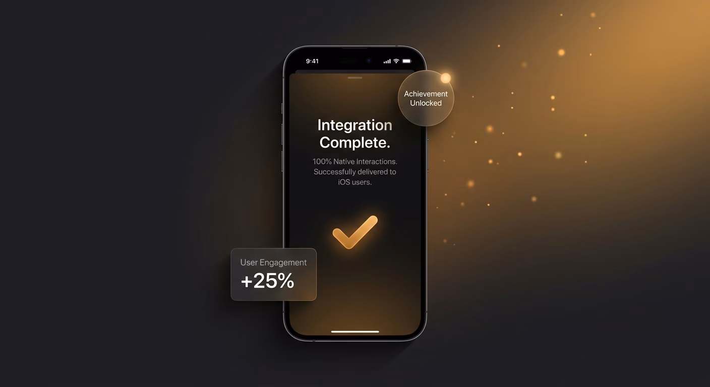 iOS Users Treated To Native-feeling Interactions