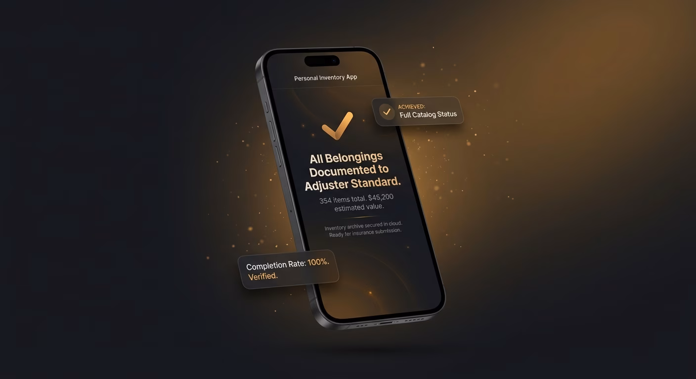 Every Belonging Documented To Adjuster Standard