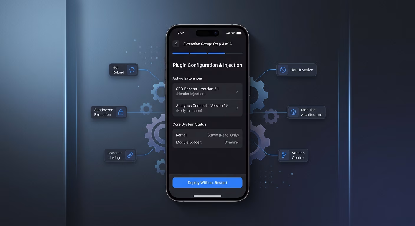 Extensions Loading Without Core Code Changes