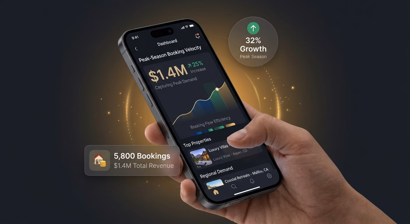 Streamlined Booking Flow Captures Peak-season Demand