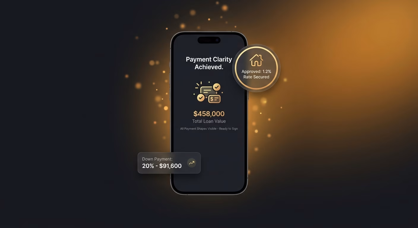 Payment Shapes Visible Before Signing Anything