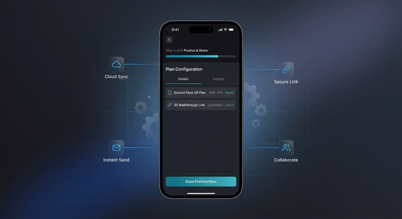 Finished Plans Shared In One Tap