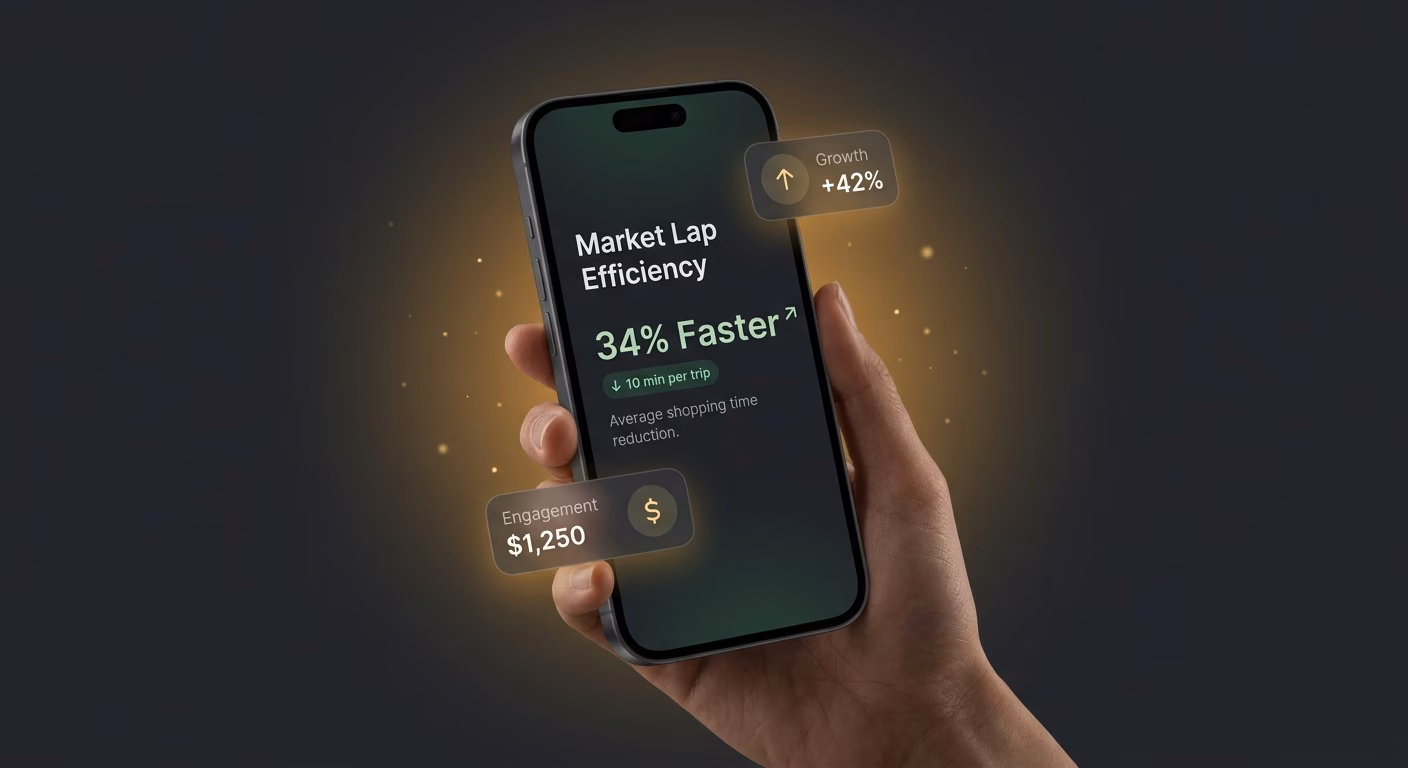 Aisle Order Shortens The Market Lap