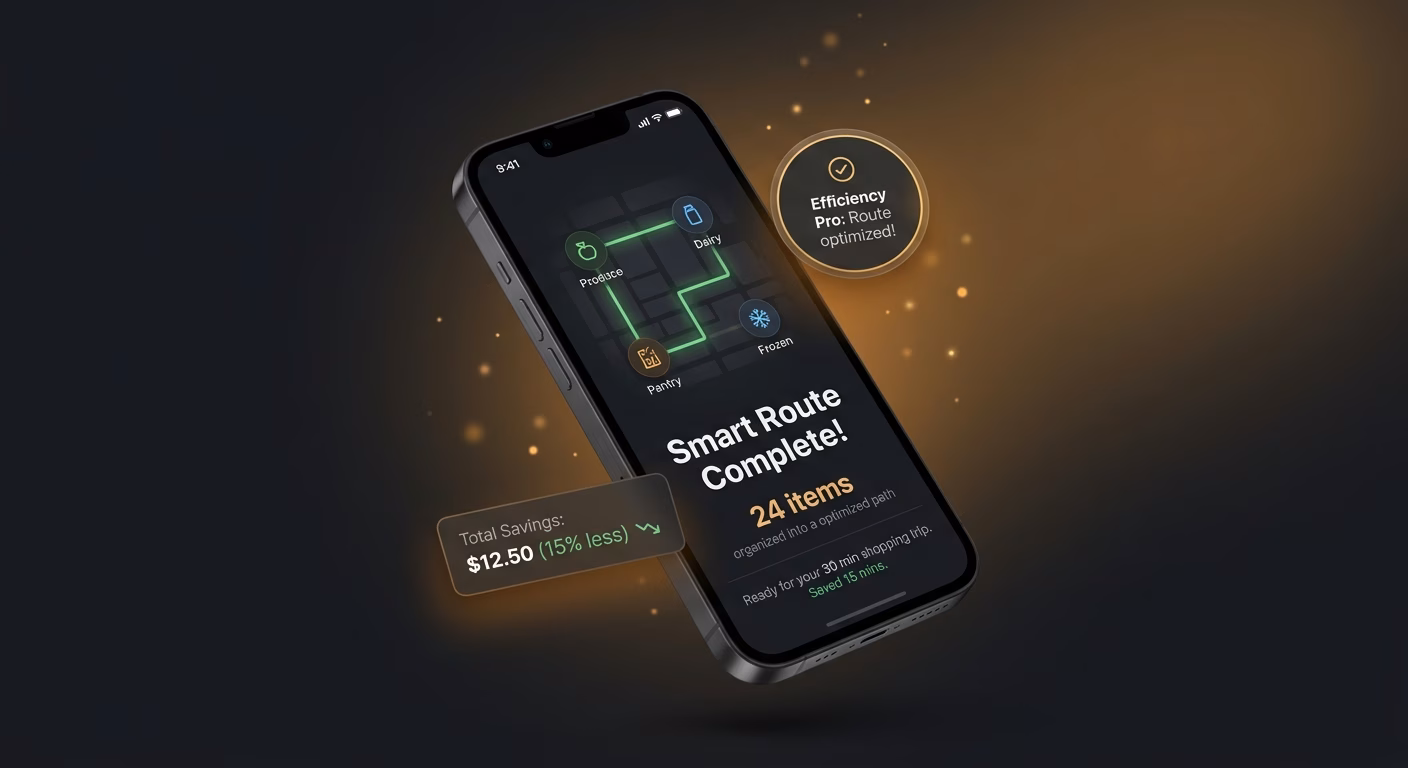 Aisles Group Items Into A Smart Route