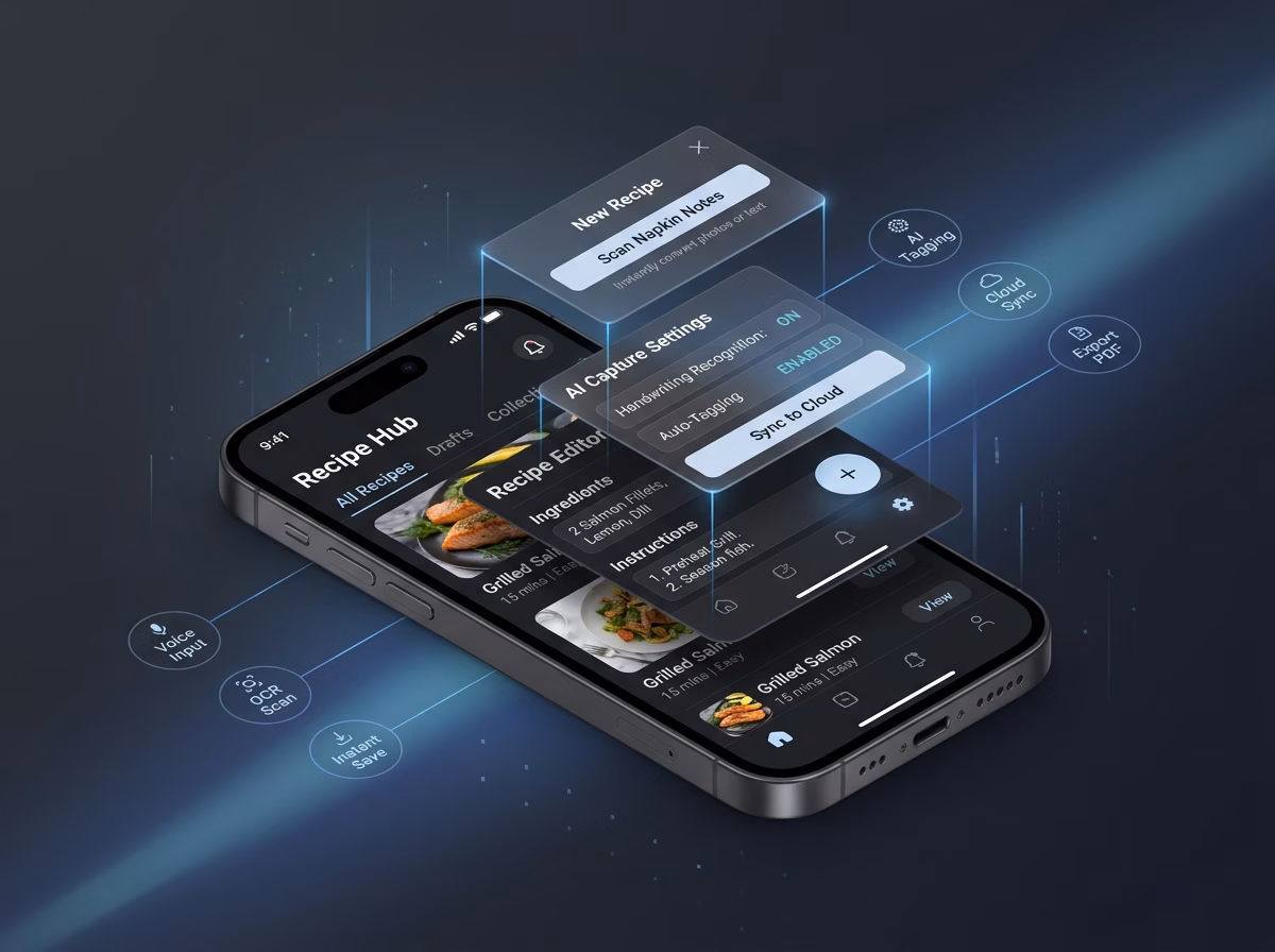 Napkin Notes Land In The App Instantly