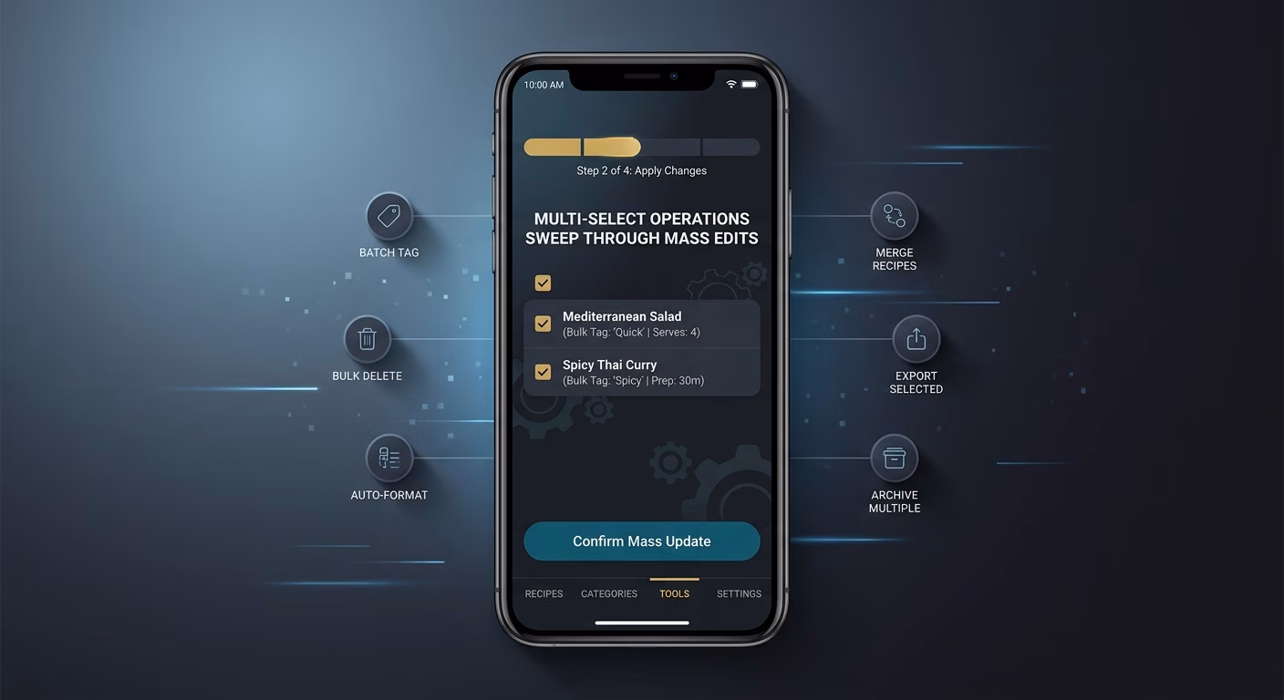Multi-select Operations Sweep Through Mass Edits