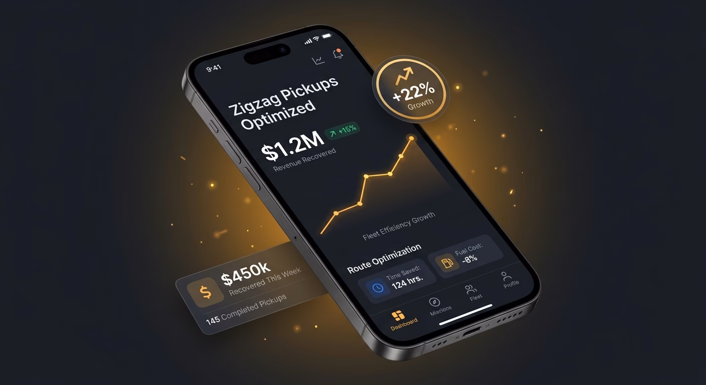 Zigzag Pickups Stop Wasting Fleet Time