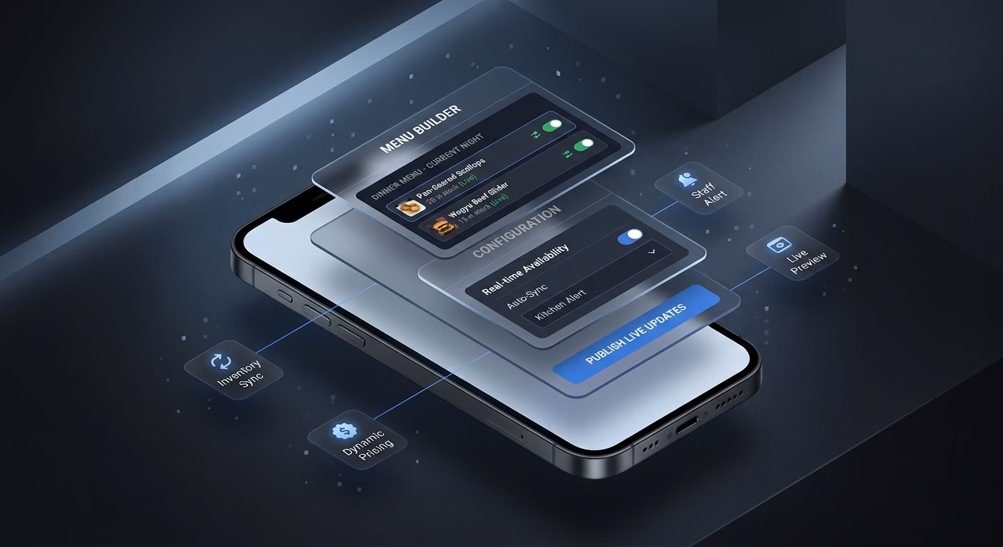 Menus Render Live With Current-night Availability