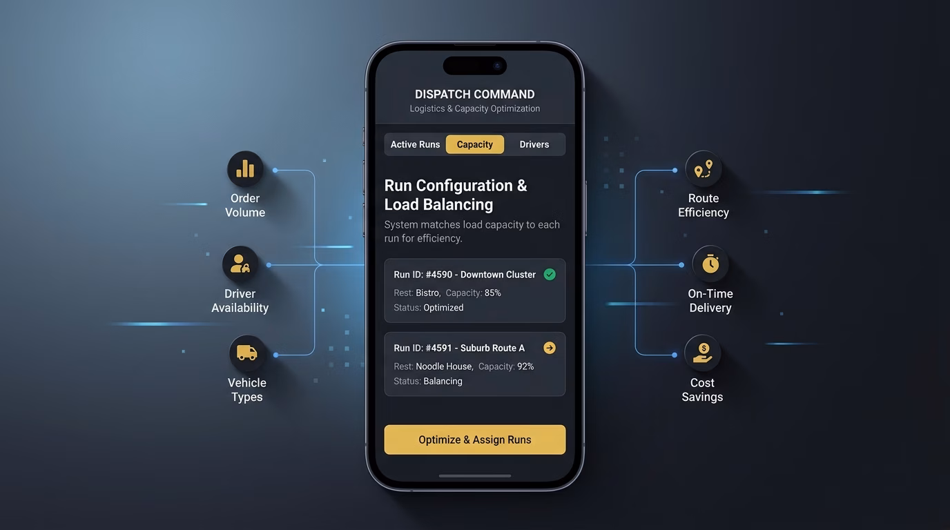 Dispatch Matches Load Capacity To Each Run