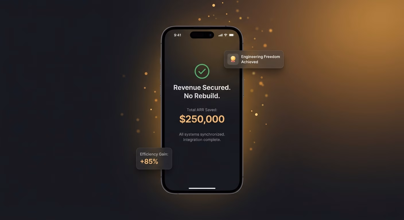Recurring Revenue Lands Without Engineering Rebuild