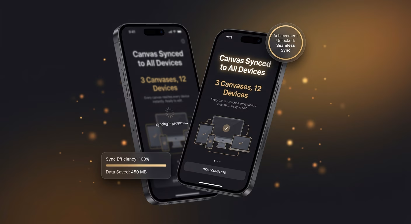 Every Canvas Reaches Every Device Instantly