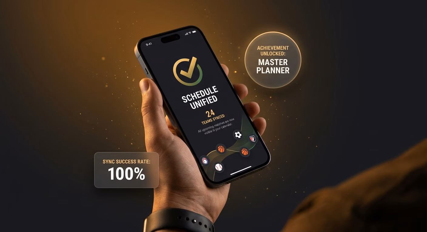 Schedules Unify Across Every Followed Team